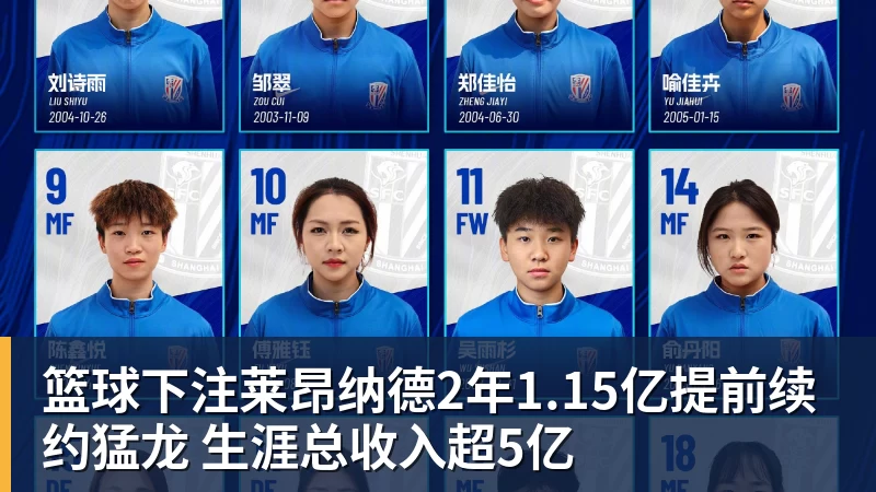 篮球下注莱昂纳德2年1.15亿提前续约猛龙 生涯总收入超5亿
