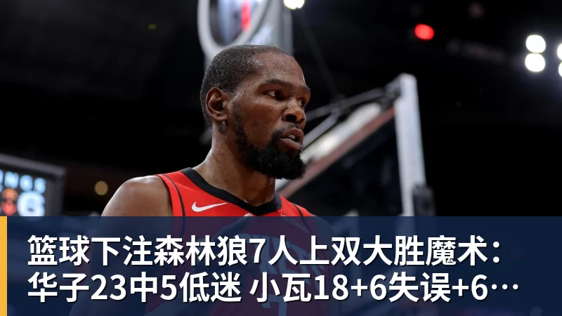 篮球下注森林狼7人上双大胜魔术:华子23中5低迷 小瓦18+6失误+6犯规